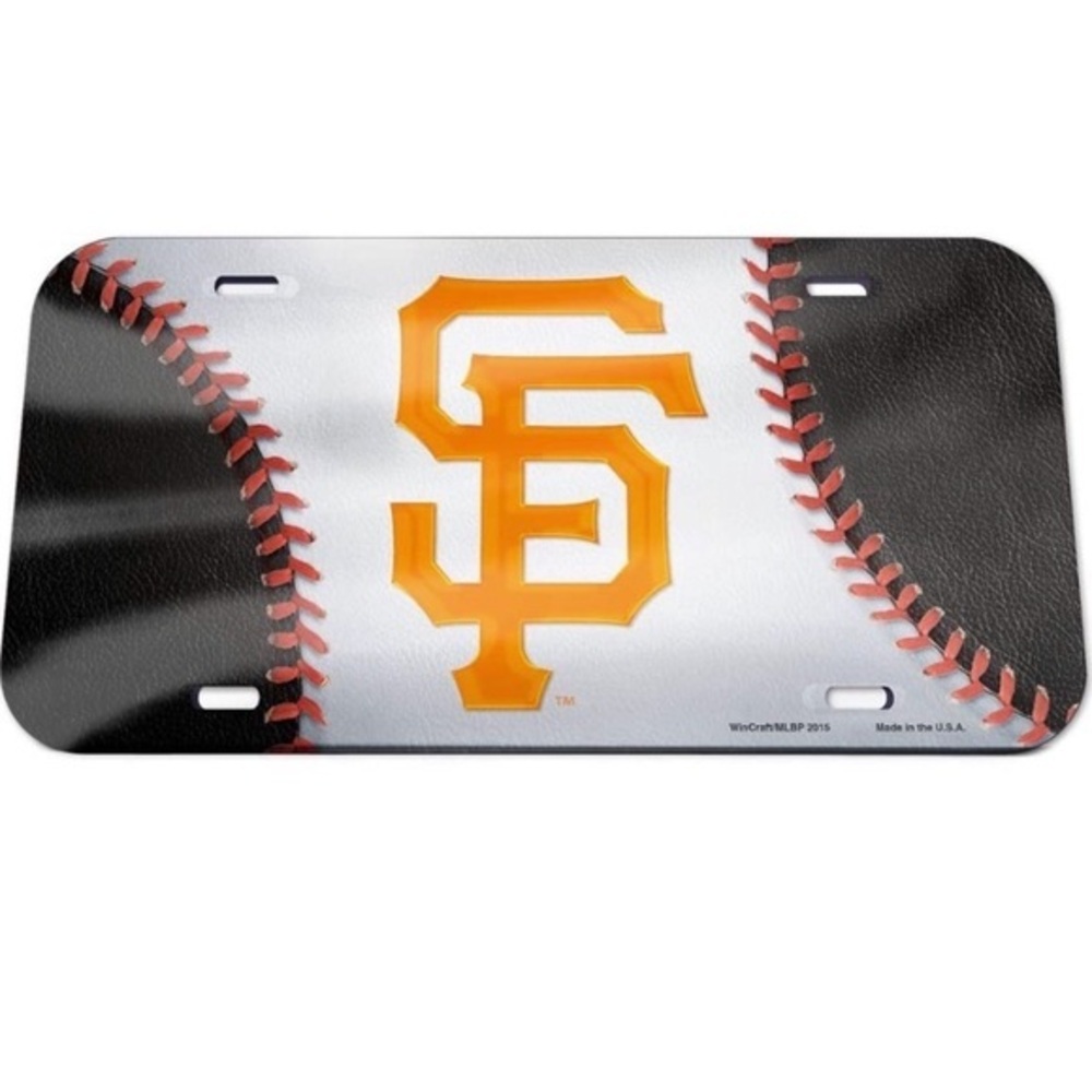 MLB San Francisco Giants Baseball License Plate
